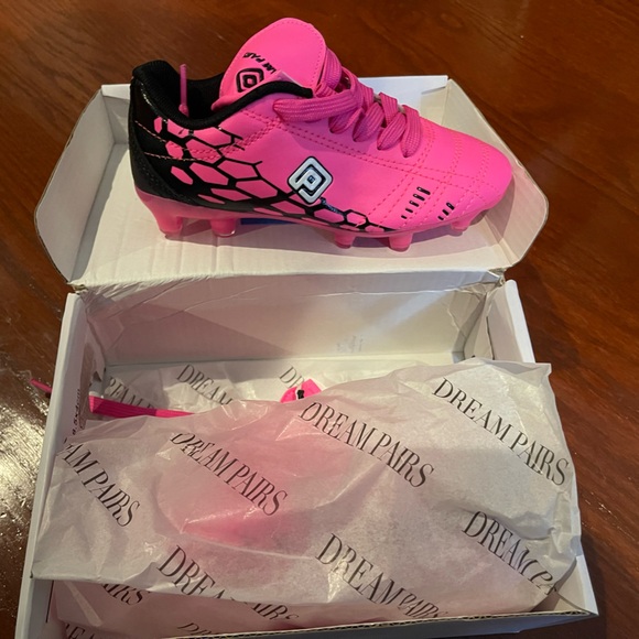 Dream Pairs Other - Dream pairs girl cleats, Brand New, size 10, black and pink in color.